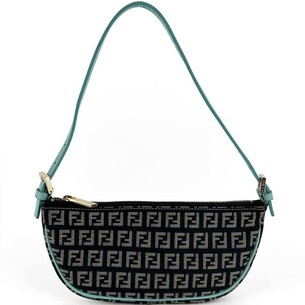 Fendi Mini Zucchino Monogram Mini Shoulder Purse